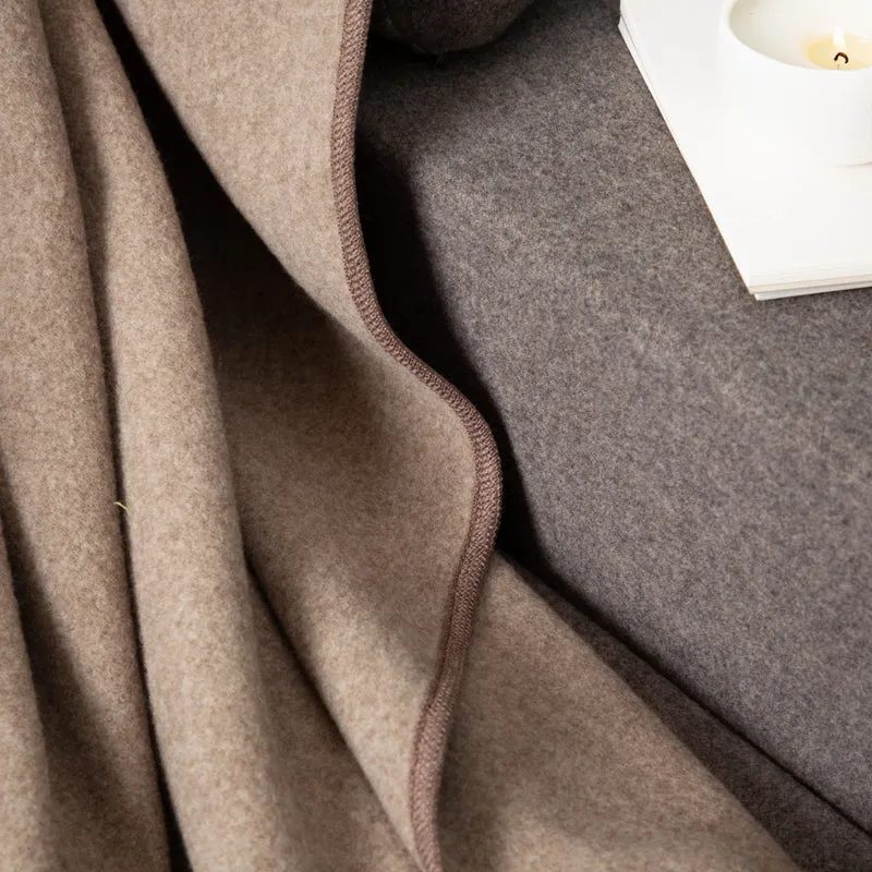 Merino-Lodendecke „Premium" | ungefärbt