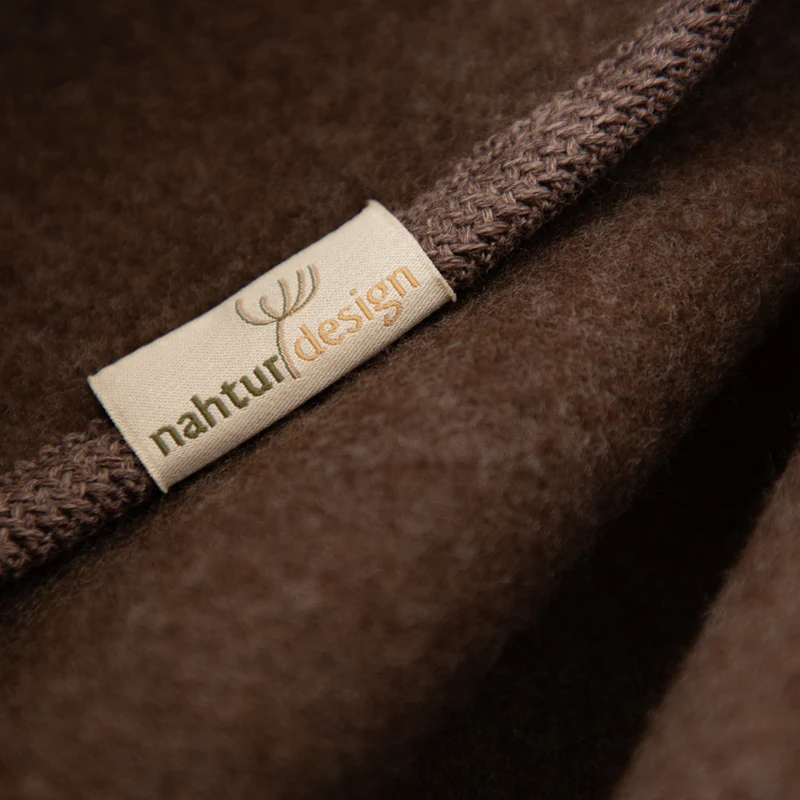 Merino-Lodendecke „Premium" | ungefärbt