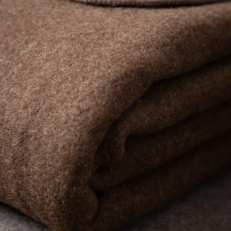 Merino-Lodendecke „Premium" | ungefärbt