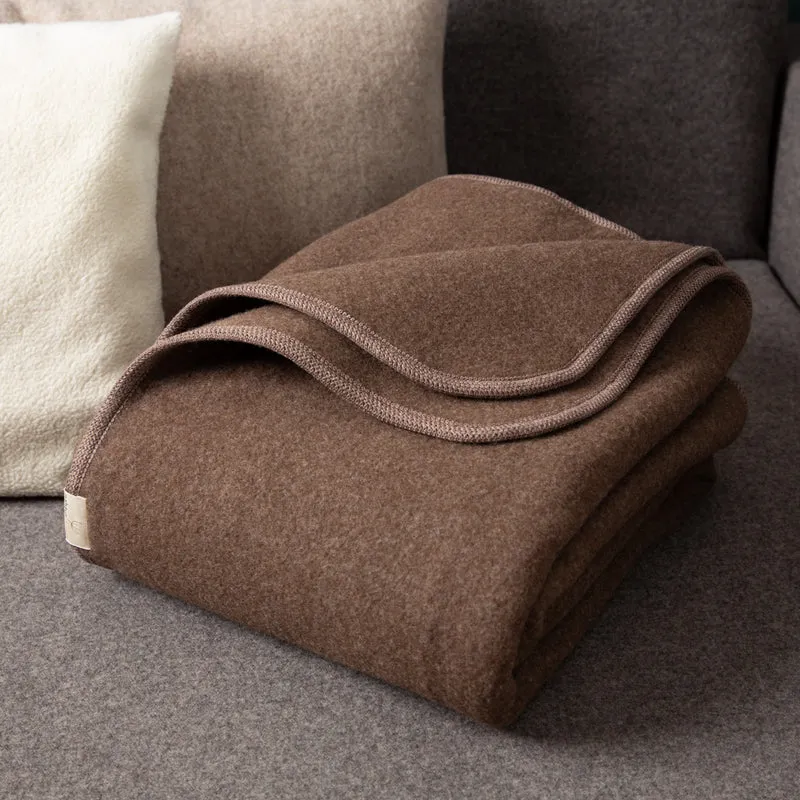 Merino-Lodendecke „Premium" | ungefärbt