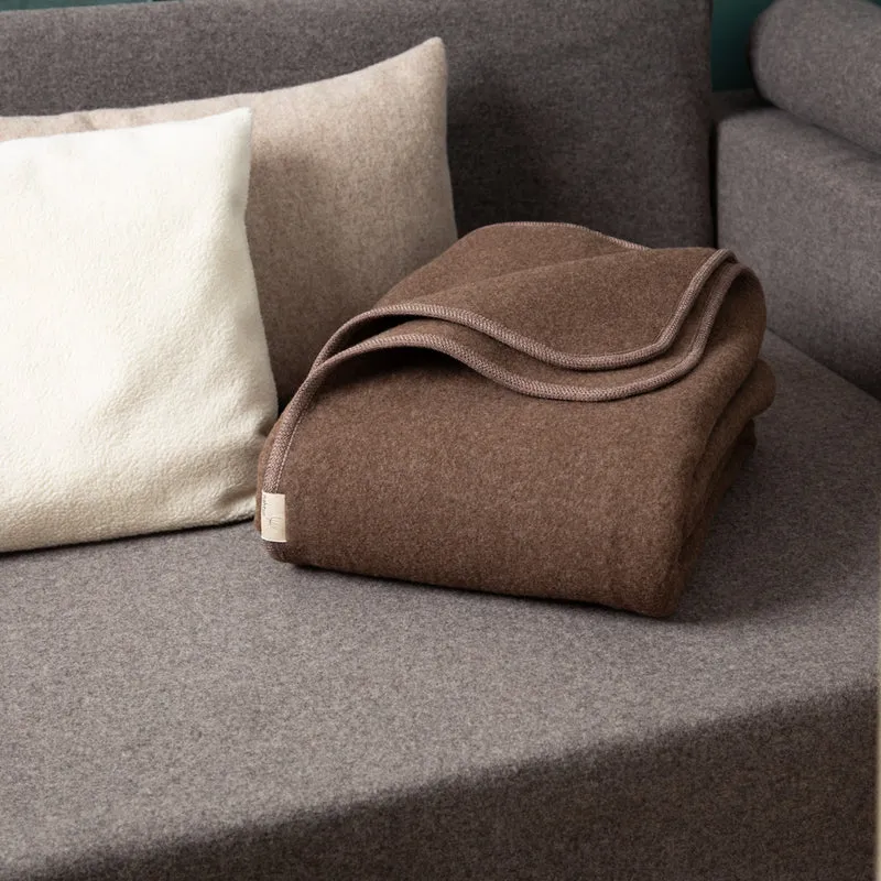 Merino-Lodendecke „Premium" | ungefärbt