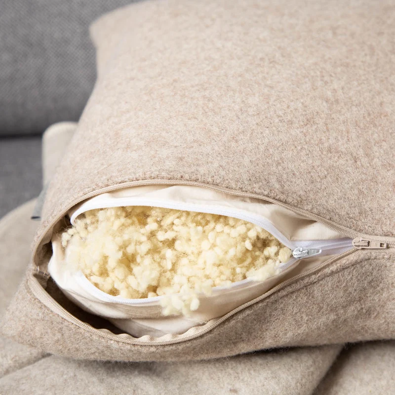 Kuschelkissen "Komfort" | 100% Schurwolle | verschiedene Formate