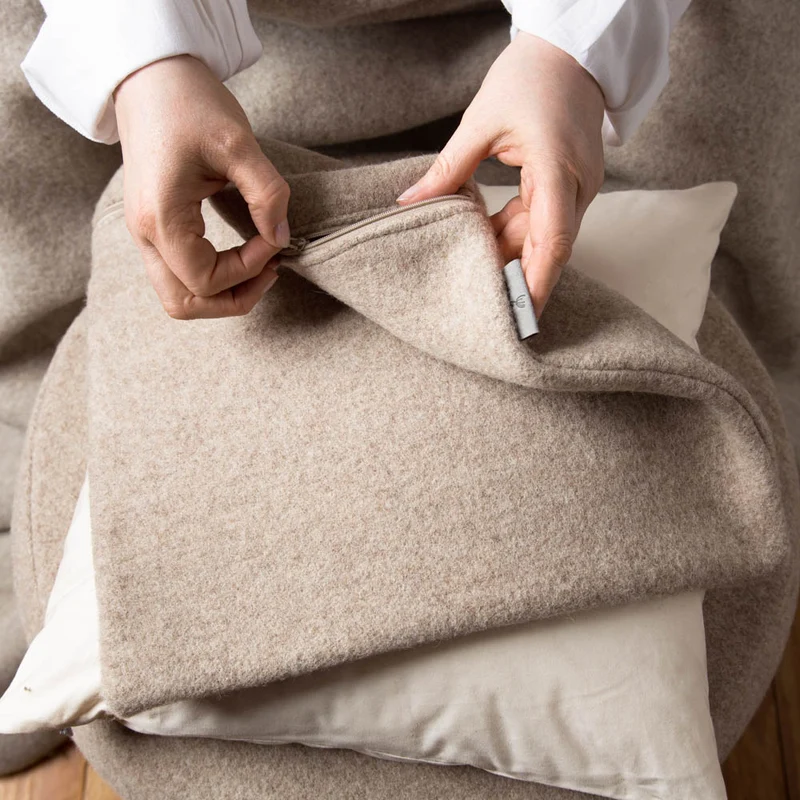 Kuschelkissen "Komfort" | 100% Schurwolle | verschiedene Formate