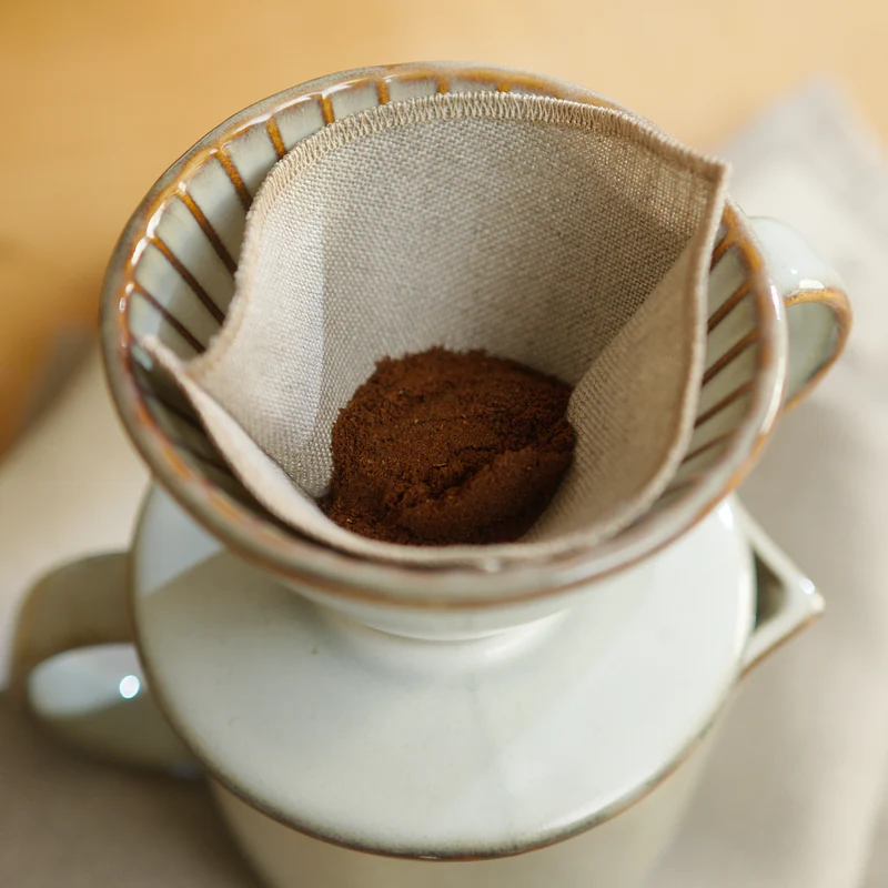 Mehrweg Kaffeefilter | Größe 100 - 1x6 | Bioleinen