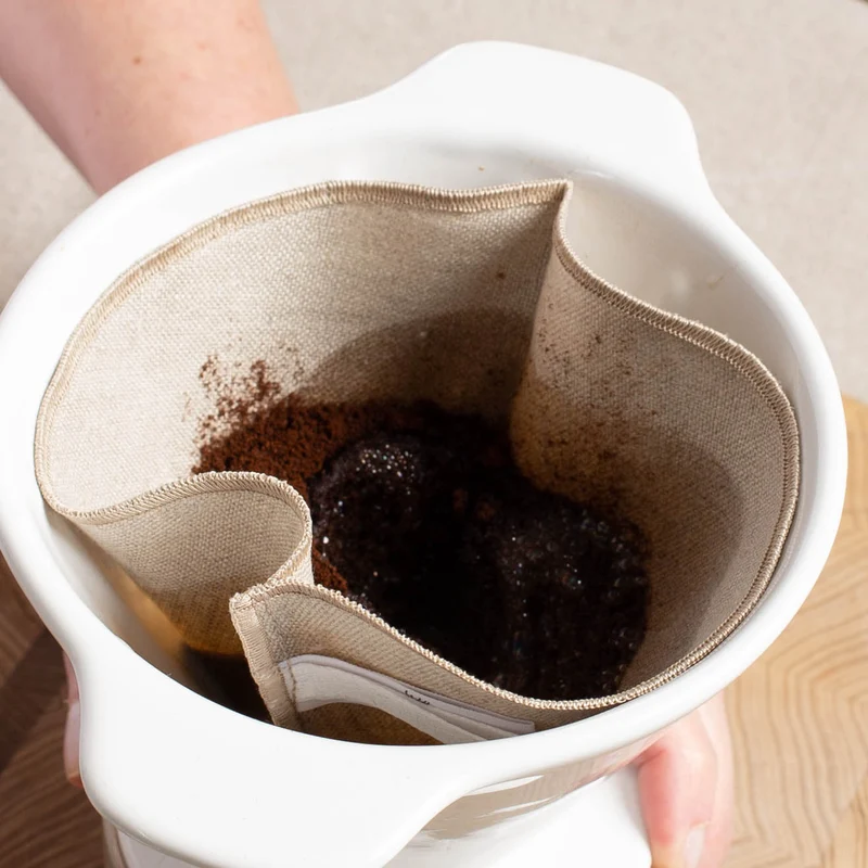 Mehrweg Kaffeefilter | Größe 100 - 1x6 | Bioleinen
