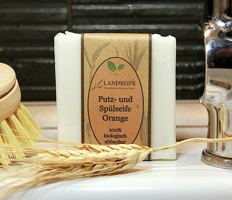 Bio Putz- und Spülseife | Haushaltshelfer mit Orangenduft