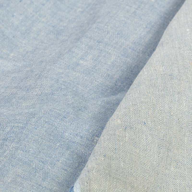Leinenstoff - bio Leinen "denim" | der Kräftige
