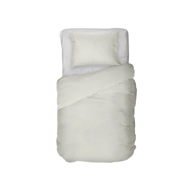 Kayori Bettbezug Saya Baumwollsatin - Offwhite