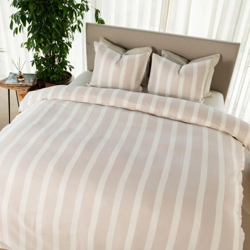 Kayori Bettbezug Dasshu Baumwollsatin – Grau