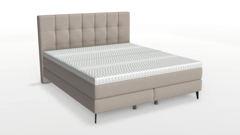 Boxspringbett Frida - 1000er TTFK Matratze | 180 x 200 cm