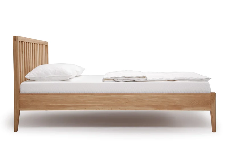 Design-Massivholzbett Zaira Eiche geölt – Handwerk trifft moderne Ästhetik