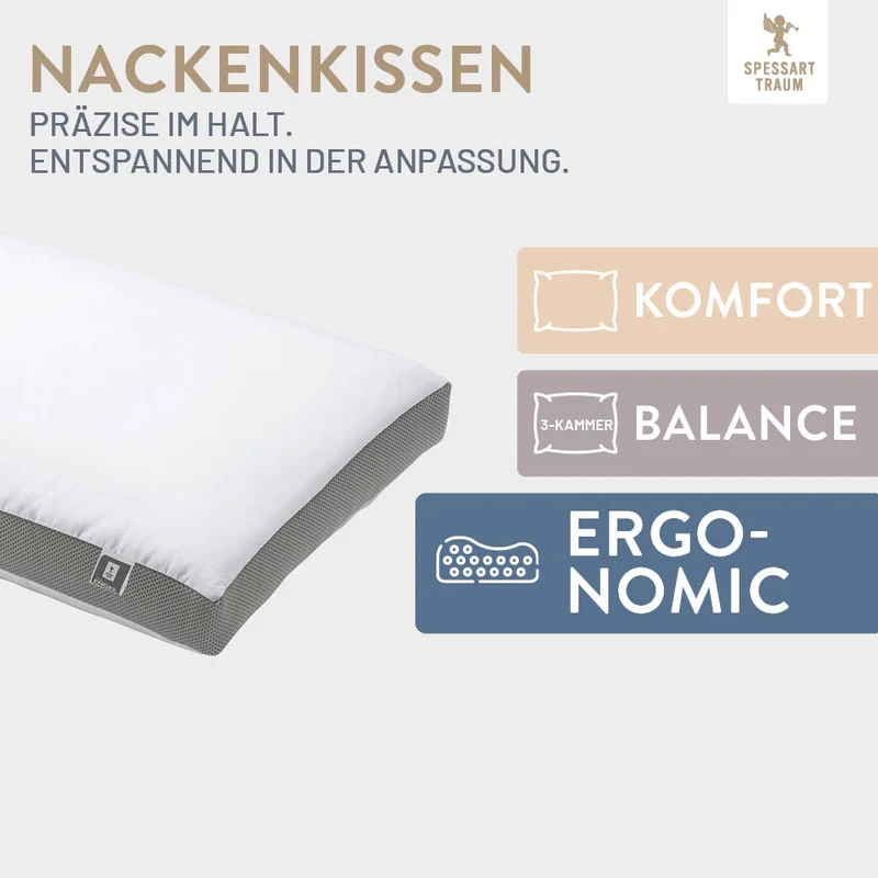 Nackenstützkissen Mein Engel, Winter- und Sommerseite