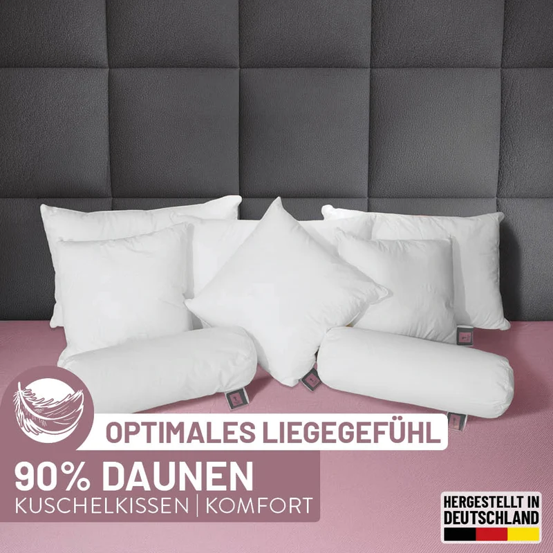 Daunenkissen Kleinkissen Sabine, 90 % Daunen / 10 % Federn