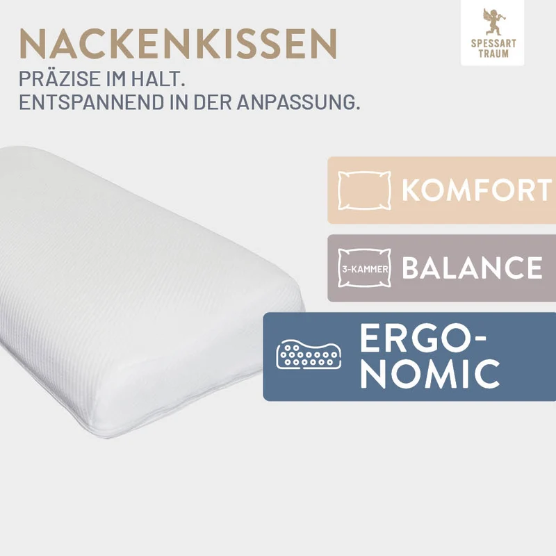 Formschaum Nackenstützkissen Bronze, Formschaum RG 50