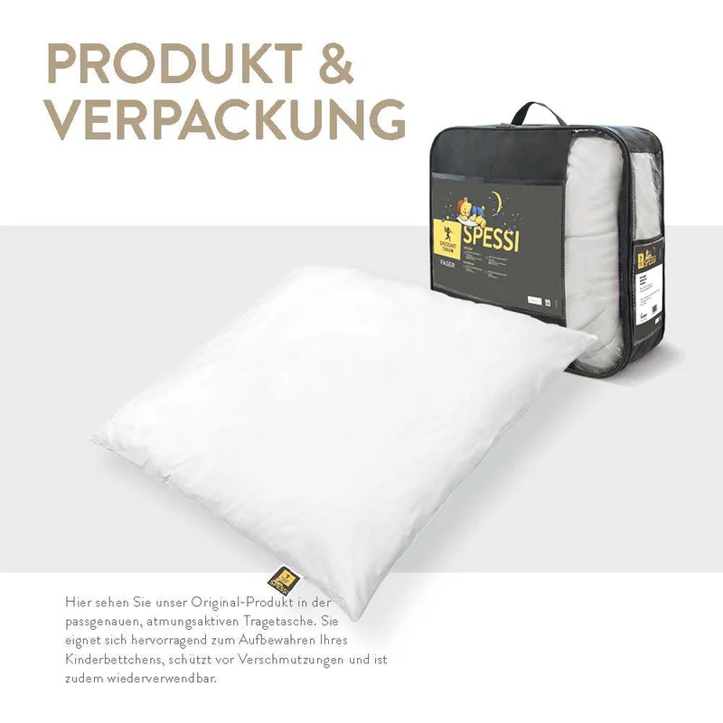 Winter Faserkinderwagendecke Spessi, hochbauschiger Faserflaum / 100 % Polyester