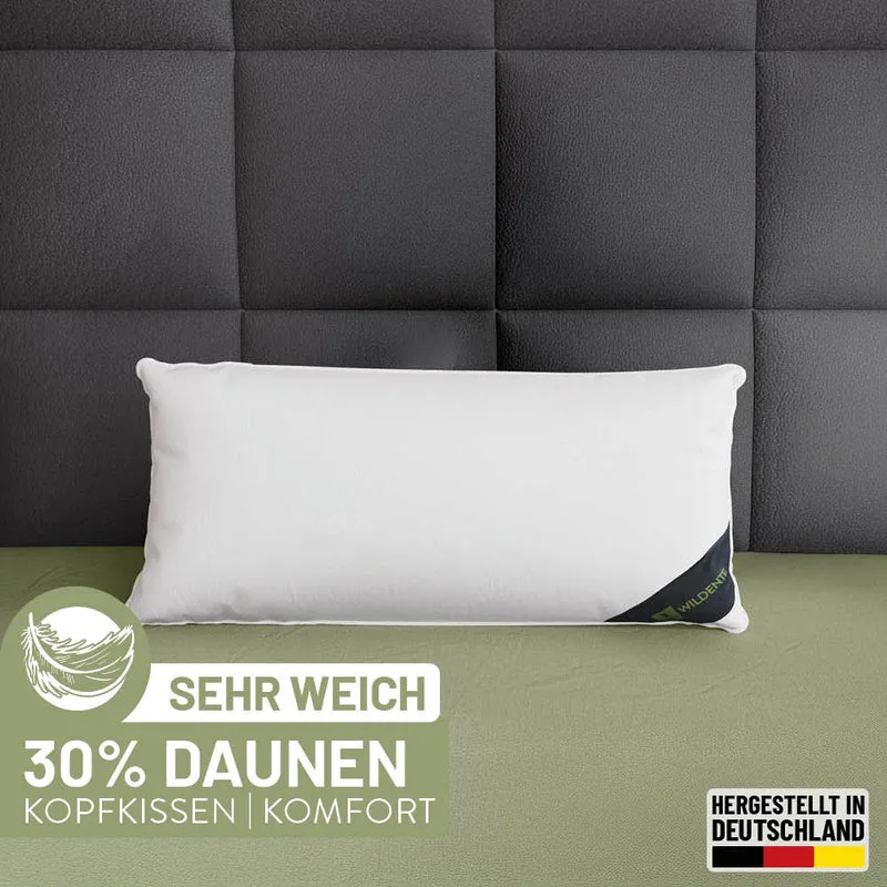 Federn- und Daunenkissen Wildente, 30 % Daunen / 70 % Federn