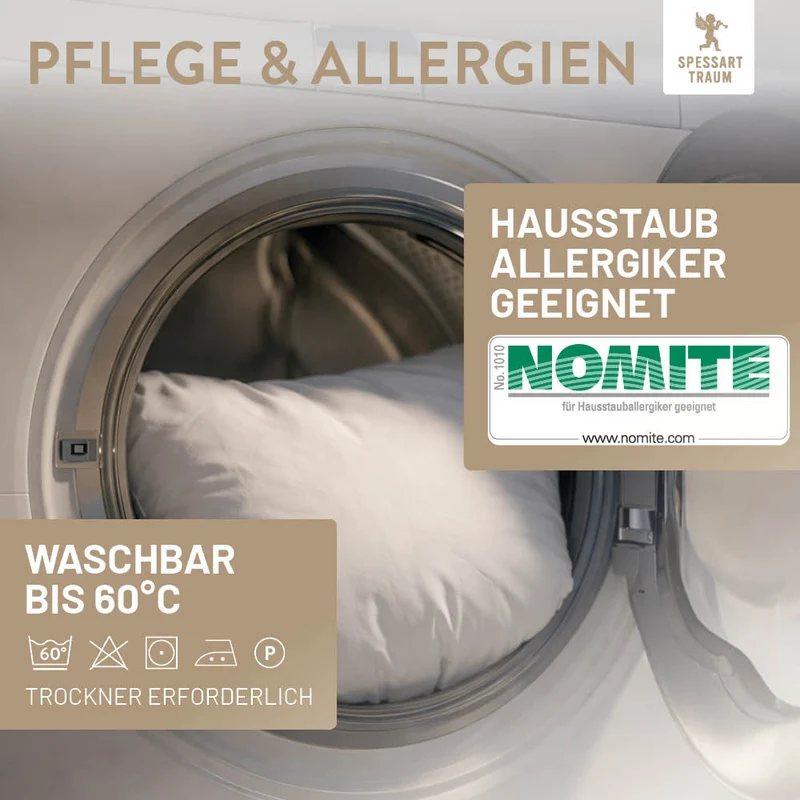 Faserkissen Silber, hochbauschiger Faserflaum / 100 % Polyester