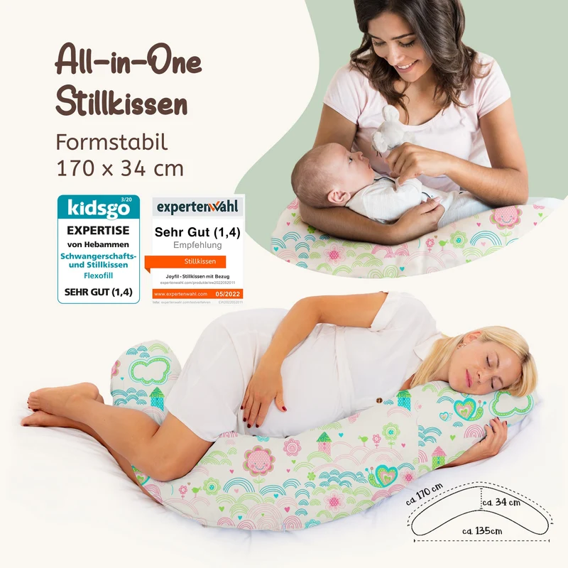 joyfill Stillkissen I Von Hebammen Getestet I Flüsterleise Füllung