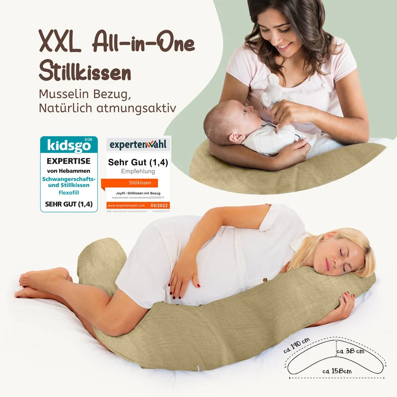 joyfill Stillkissen I Von Hebammen Getestet I Flüsterleise Füllung