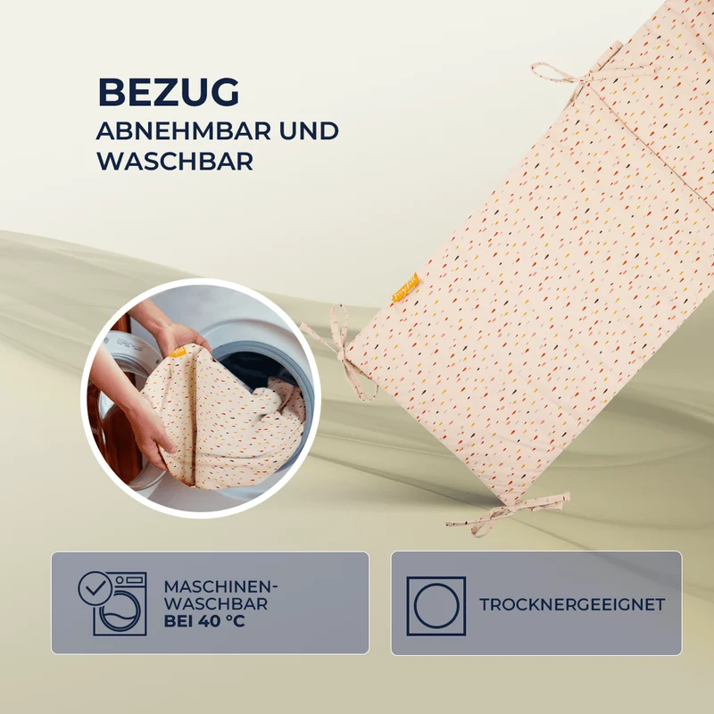 Baby-Nestchen flach