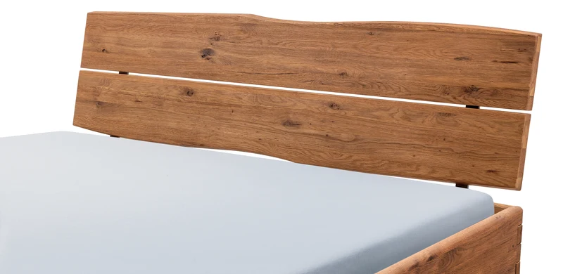 Oak Holzbett - Massivholz Charme, Modernes Design-Holzbett