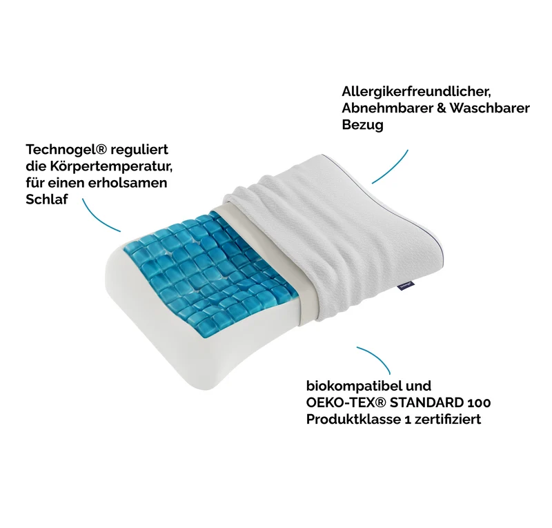Technogel® Anatomic Curve Original - Nackenstützkissen / New Generation