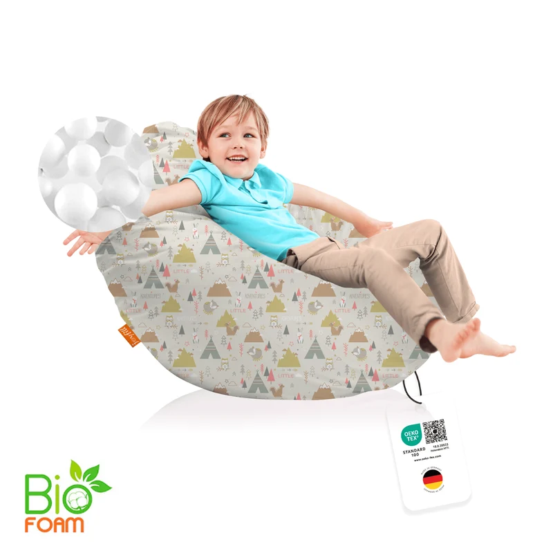 Sitzsack für Groß und Klein (BioFoam gefüllt | 240 L)