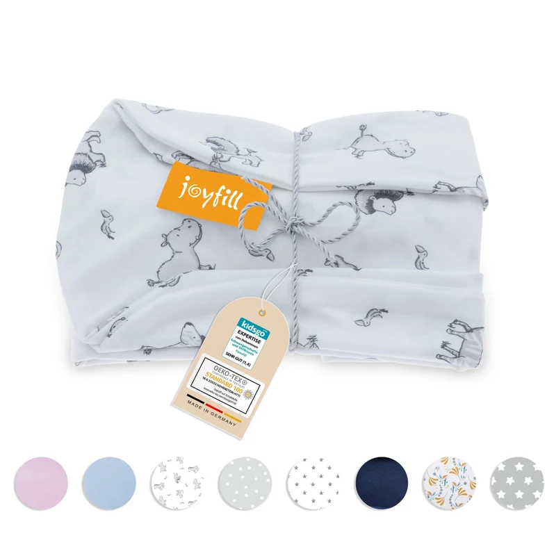 JOYFILL® Premium Kinder Sitzsack 90L Ersatzbezug - Baumwolle