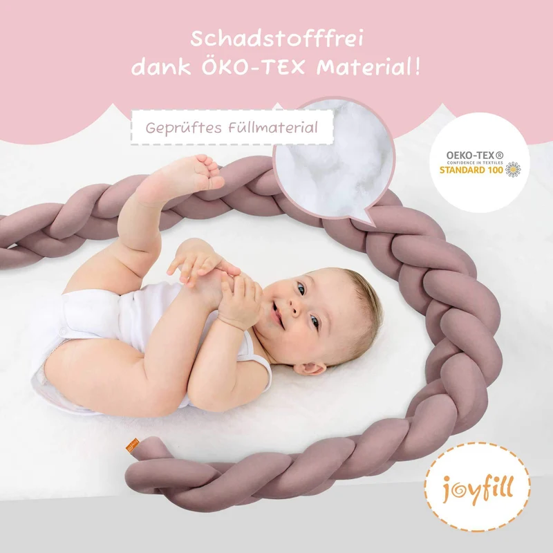 Bettumrandung - Geflochtene Nestchenschlange 200cm