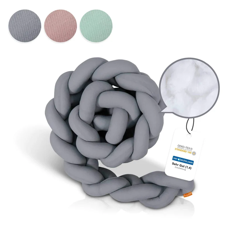 Bettumrandung - Geflochtene Nestchenschlange 200cm