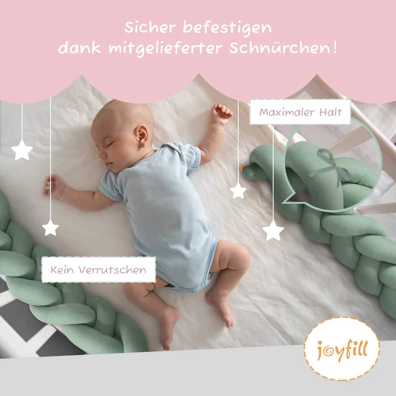 Bettumrandung - Geflochtene Nestchenschlange 300cm