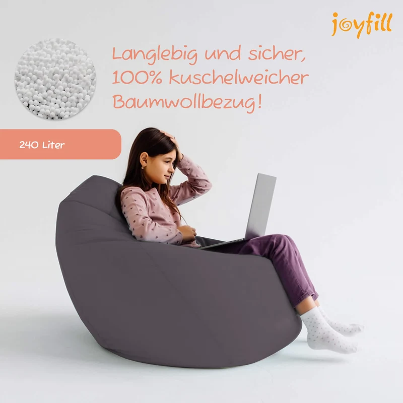 Sitzsack für Groß und Klein (EPS gefüllt | 240L)