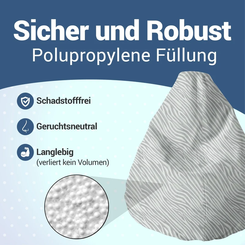 Sitzsack für Groß und Klein (EPS gefüllt | 240L)
