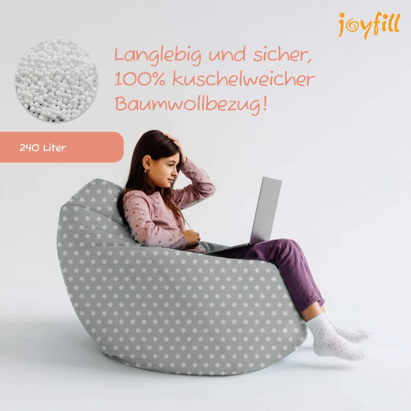Sitzsack für Groß und Klein (EPS gefüllt | 240L)