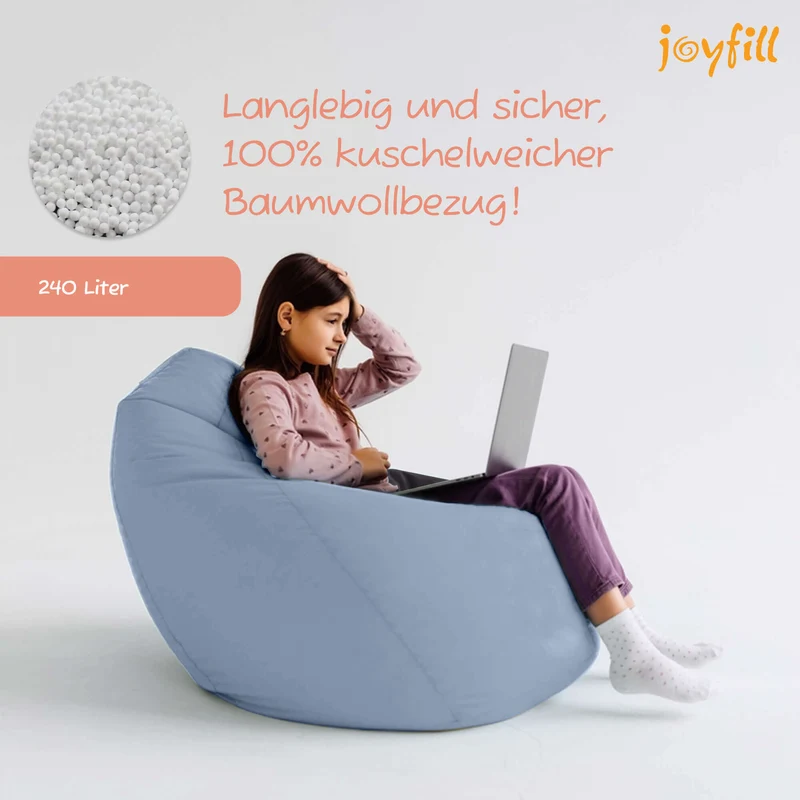 Sitzsack für Groß und Klein (EPS gefüllt | 240L)
