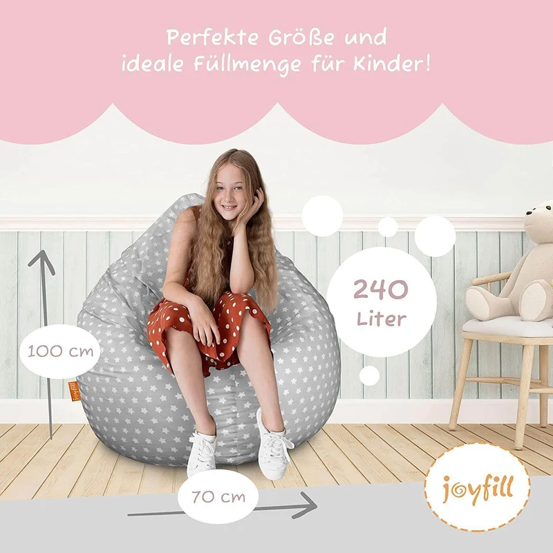 Sitzsack für Kinder (EPS gefüllt | 90L)