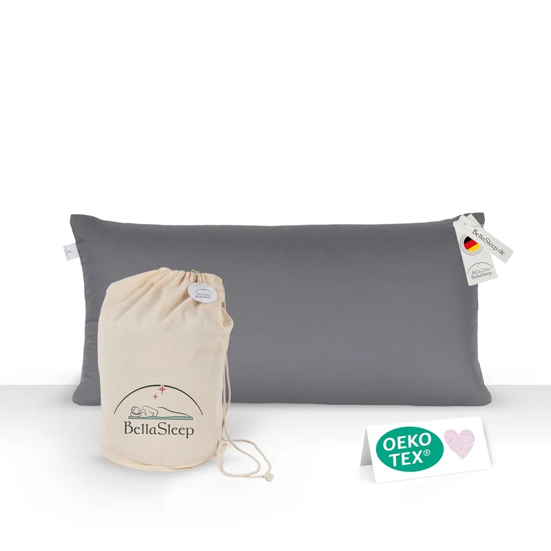 Ergonomisches Memory-Foam-Schlafkissen Soft 40 × 80 × 12 cm – Weiches Schlafkissen für Seiten- & Rückenschläfer