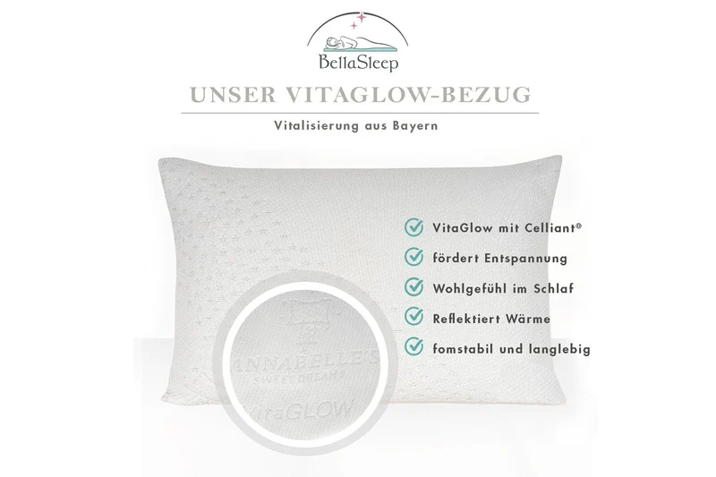 Memory-Foam-Schlafkissen Strong 40×80×12 cm – fest für Seiten- & Rückenschläfer