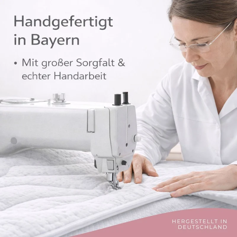 Matratzentopper 12 cm Wendetopper mit VitaGlow® – individuell gefertigt