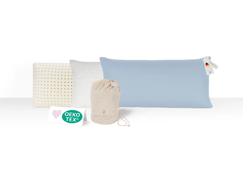 Ergonomisches Kinder-Schlafkissen 80 × 40 × 10 cm – Memory-Foam-Kissen für Kinder ab 3 Jahren
