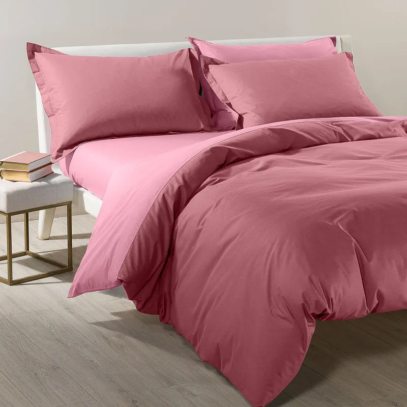 Completo Copripiumino Bicolor Double in Cotone