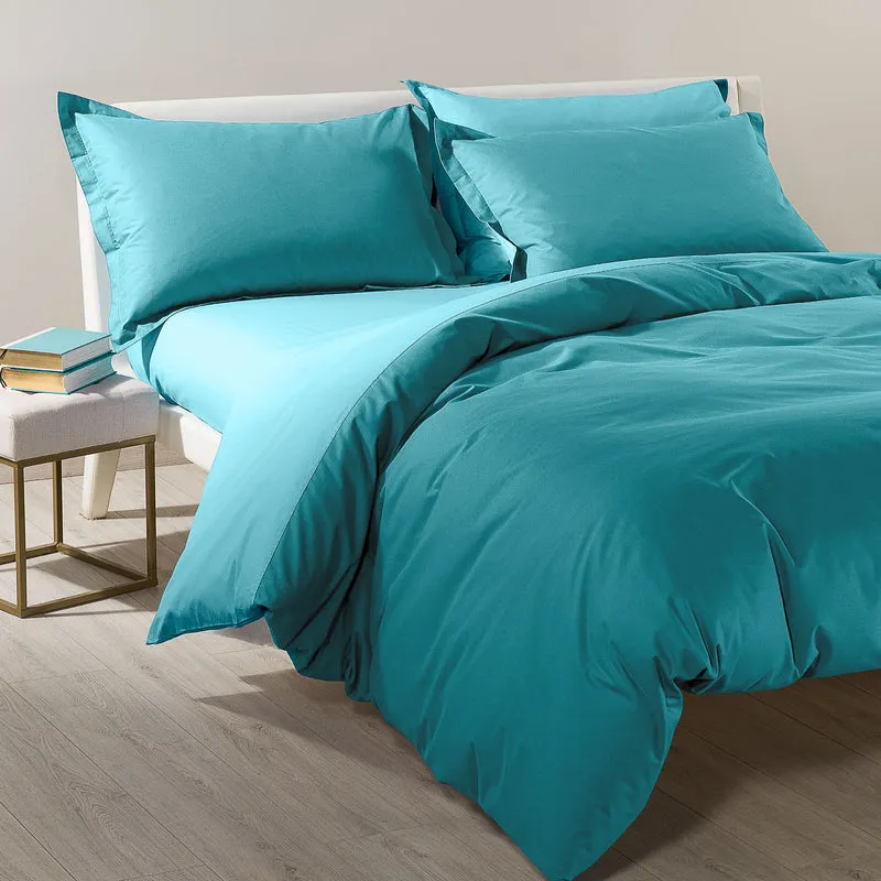 Completo Copripiumino Bicolor Double in Cotone