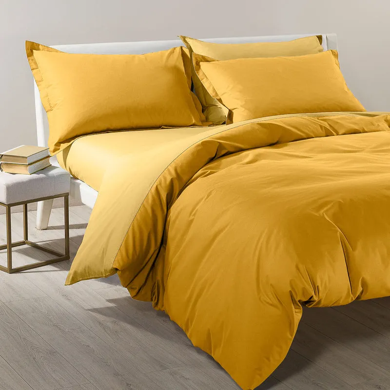 Completo Copripiumino Bicolor Double in Cotone