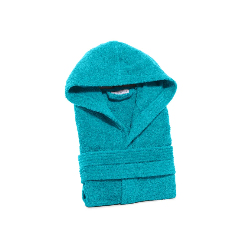 Accappatoio con Cappuccio Iris in Cotone 400 gr/mq