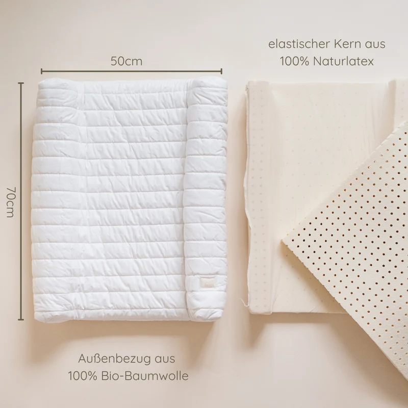 Natur-Wickelauflage HEVEA HUG