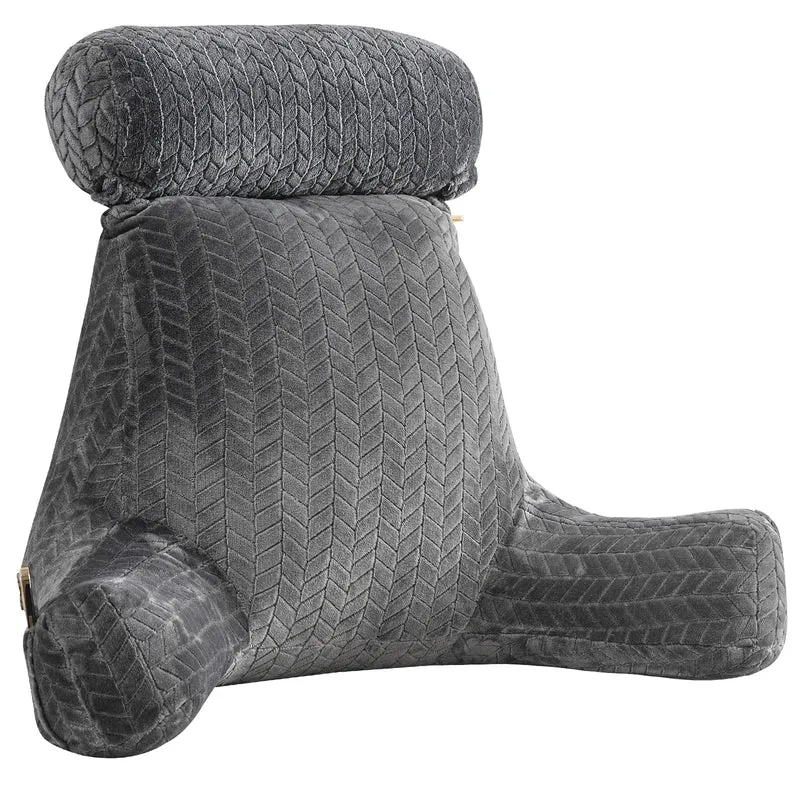 LoungeCraft™ – Ergonomisches XXL-Lesekissen mit Komfortstütze