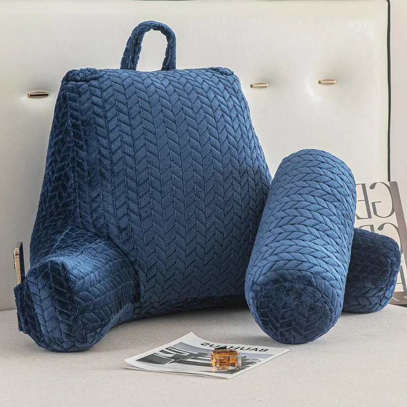 LoungeCraft™ – Ergonomisches XXL-Lesekissen mit Komfortstütze