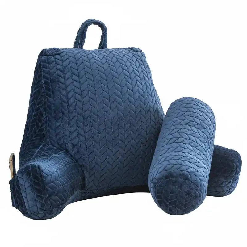LoungeCraft™ – Ergonomisches XXL-Lesekissen mit Komfortstütze