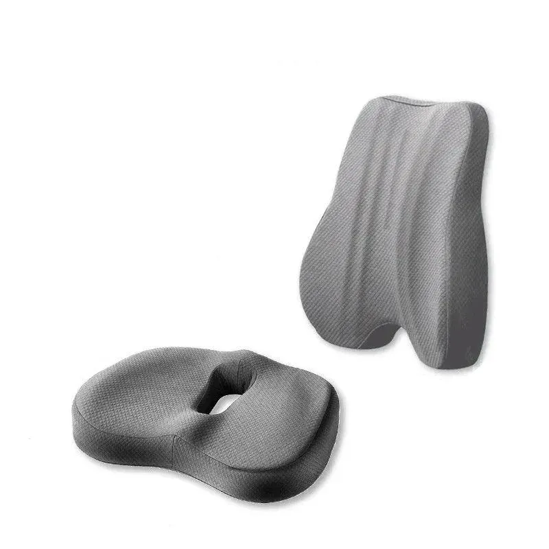 PosturaEase™ – Ergonomisches Sitz- und Rückenlehnenkissen für Bürostühle