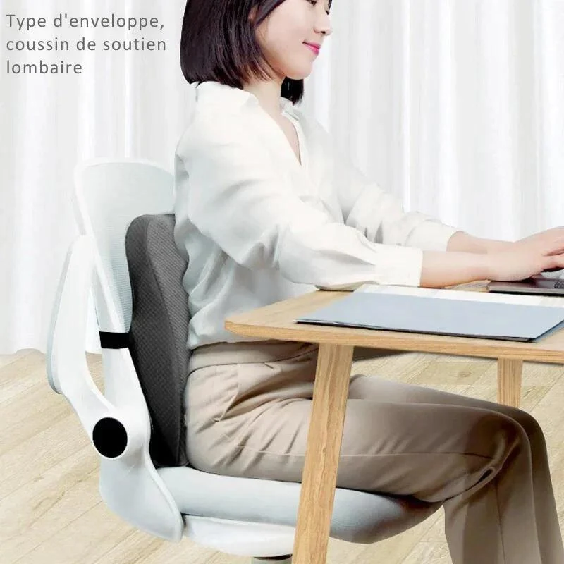 PosturaEase™ – Ergonomisches Sitz- und Rückenlehnenkissen für Bürostühle